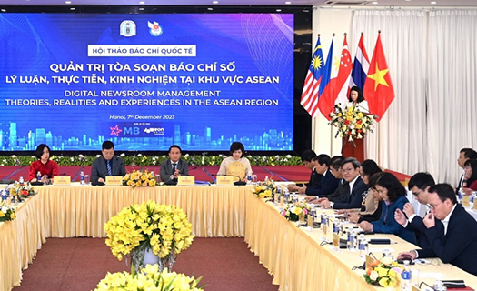 Giới báo chí ASEAN trao đổi, chia sẻ kinh nghiệm về quản trị tòa soạn số